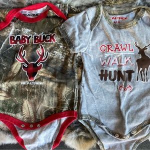 Realtree Baby Onsies 2 Pack 6-9 Month